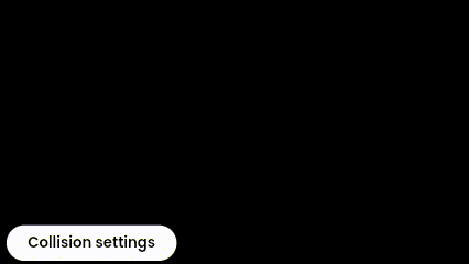 Collision settings — solution 3