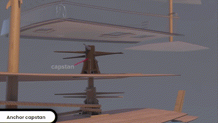 Capstan in action